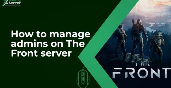 How to manage admins on The Front server